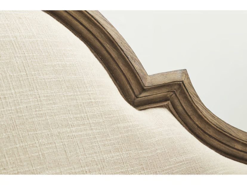 Architrave King Upholstered Panel Bed