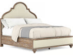 Architrave King Upholstered Panel Bed
