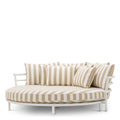Matte White Outdoor Bed Laguno
