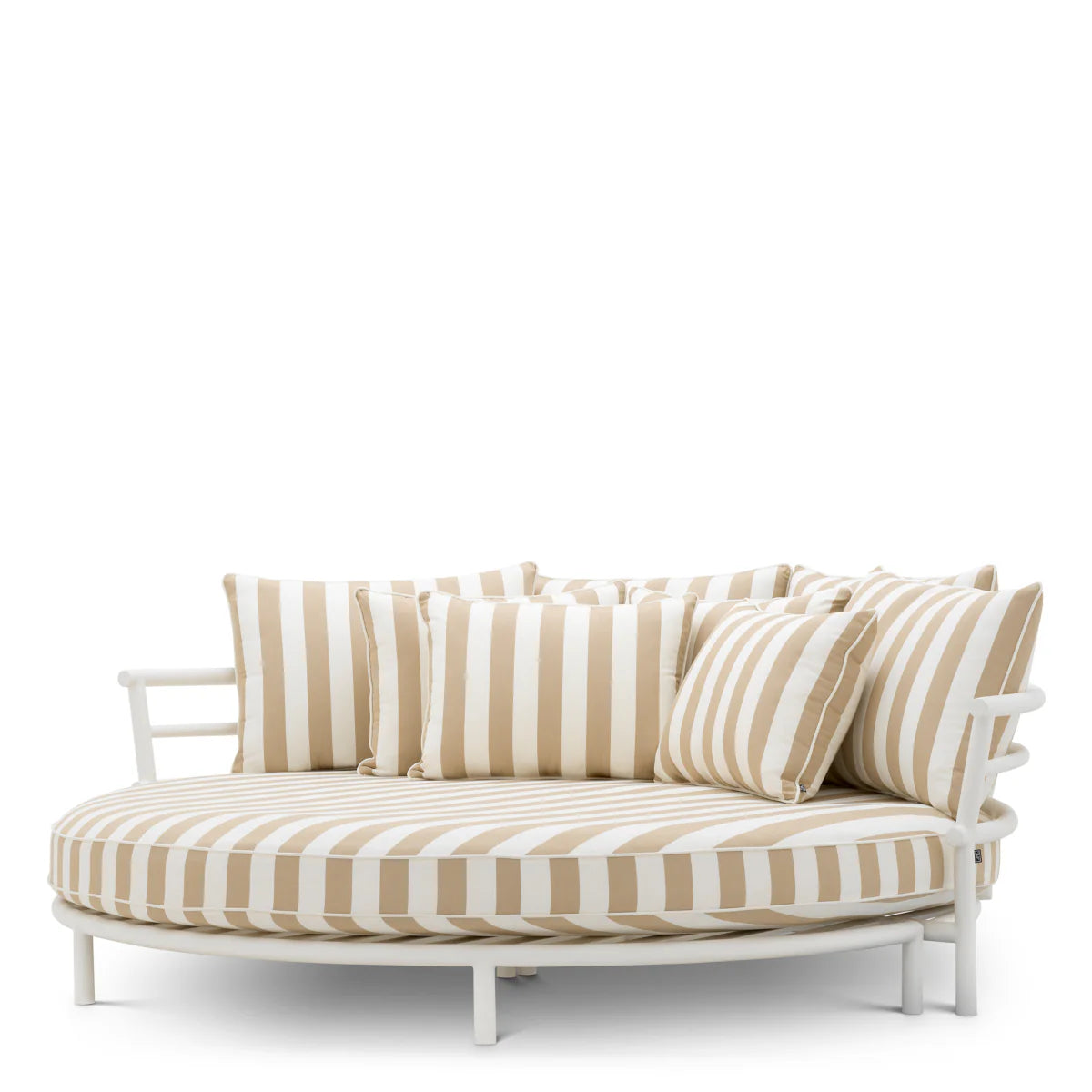 Matte White Outdoor Bed Laguno