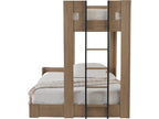 Urban Loft XL Twin/Queen Bunk Bed in Modern Latte