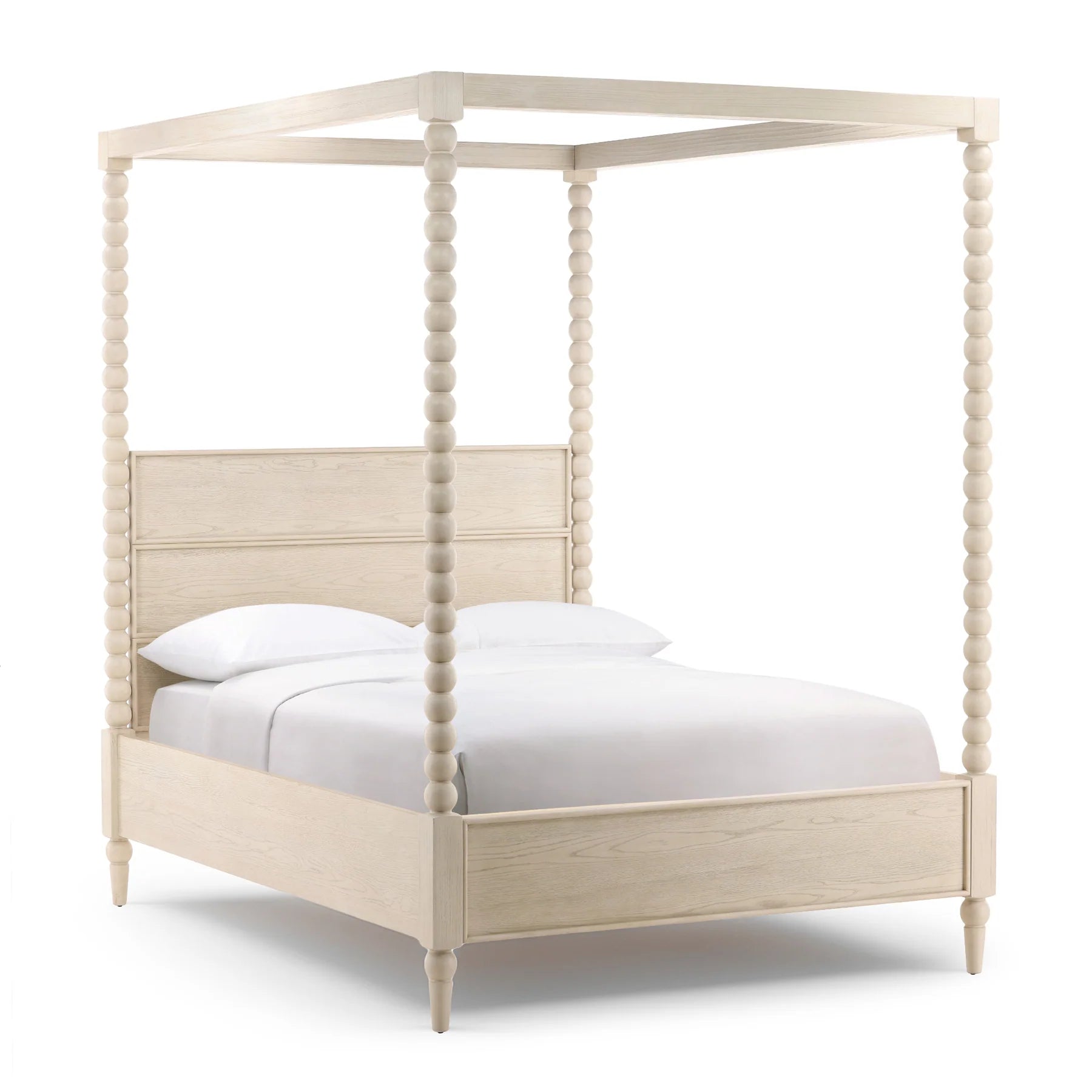 Marcie Beaded Wood Poster Bed