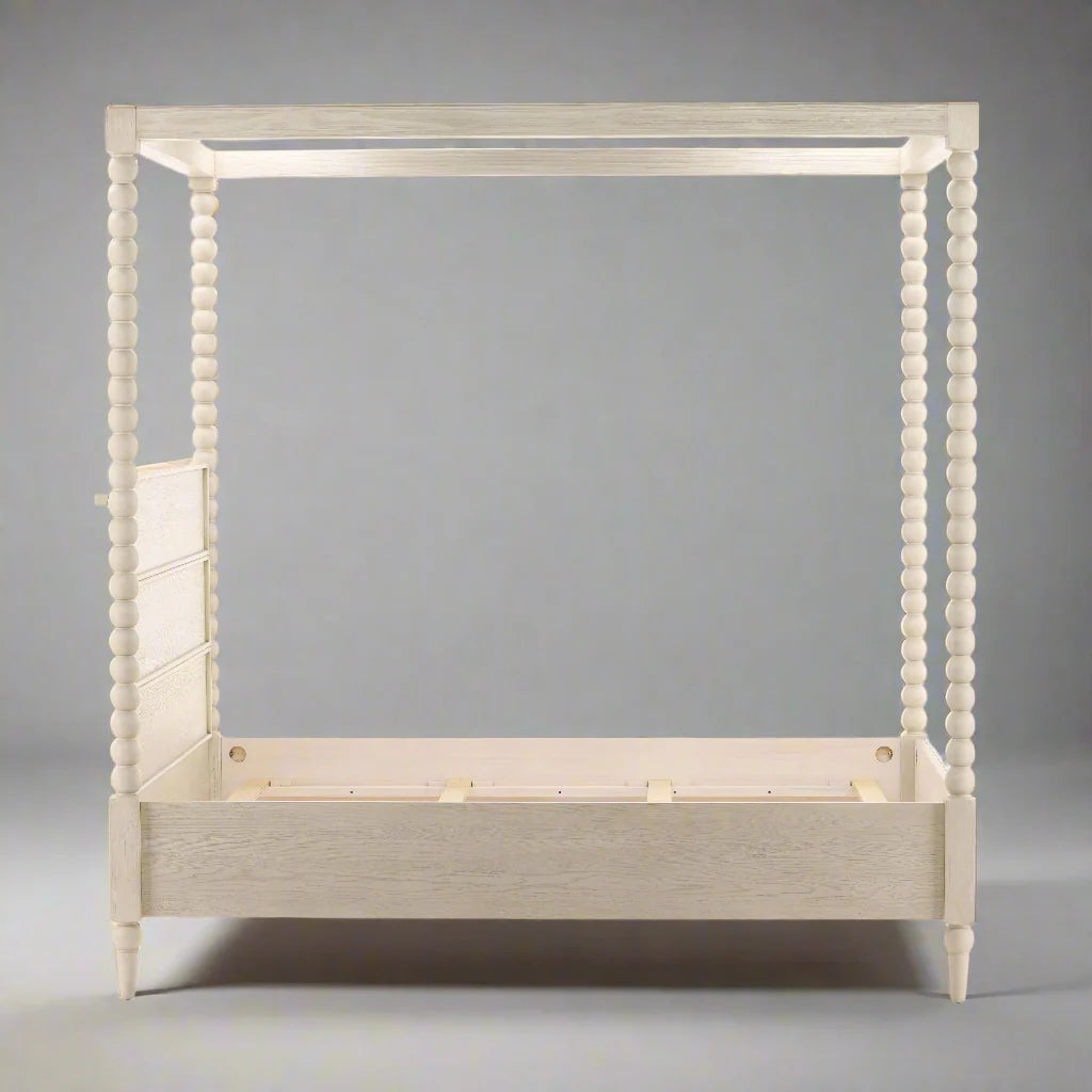 Marcie Beaded Wood Poster Bed