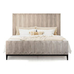 Aldwell Grey Wash Panel Bed