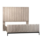 Aldwell Grey Wash Panel Bed