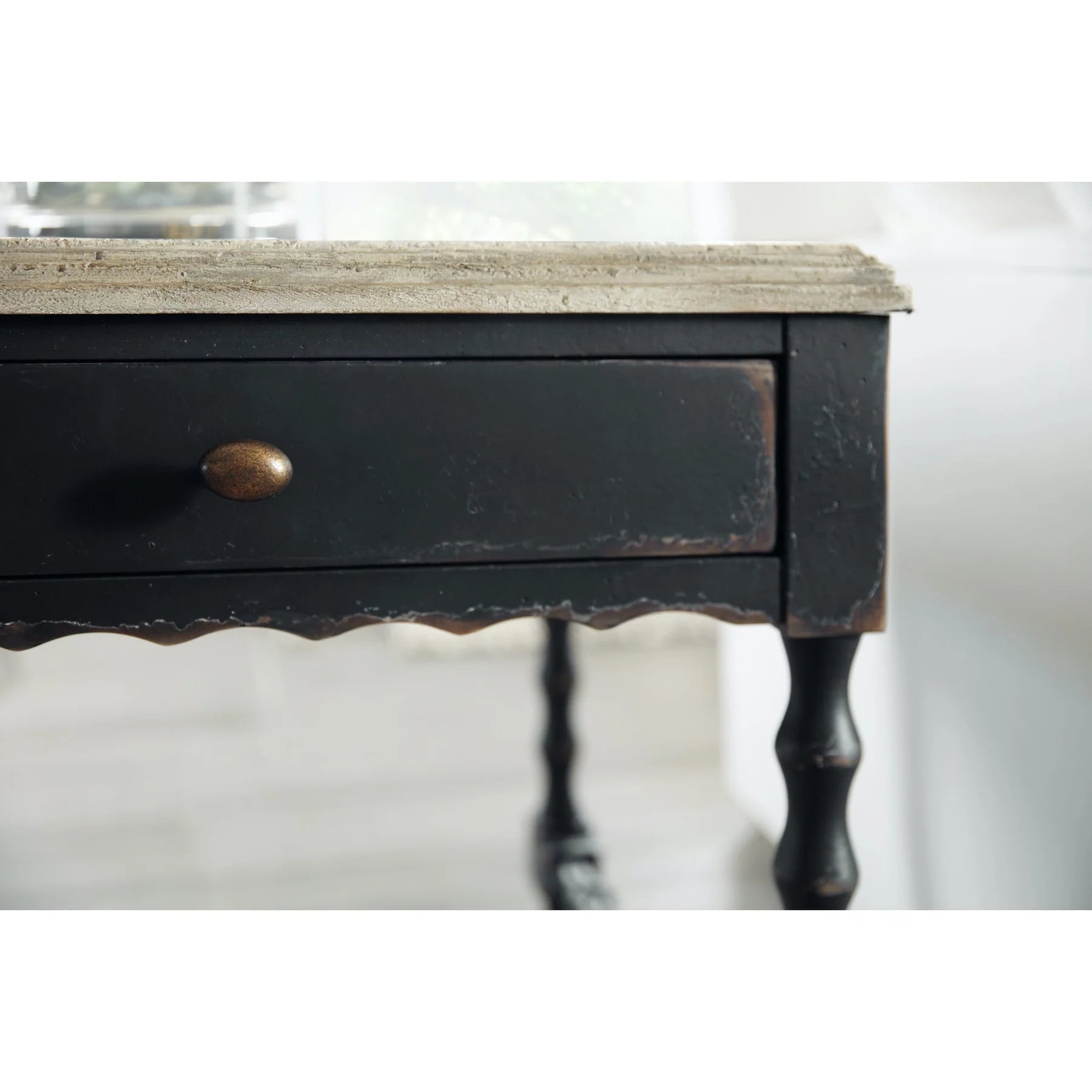 French Market Farmhouse End Table
