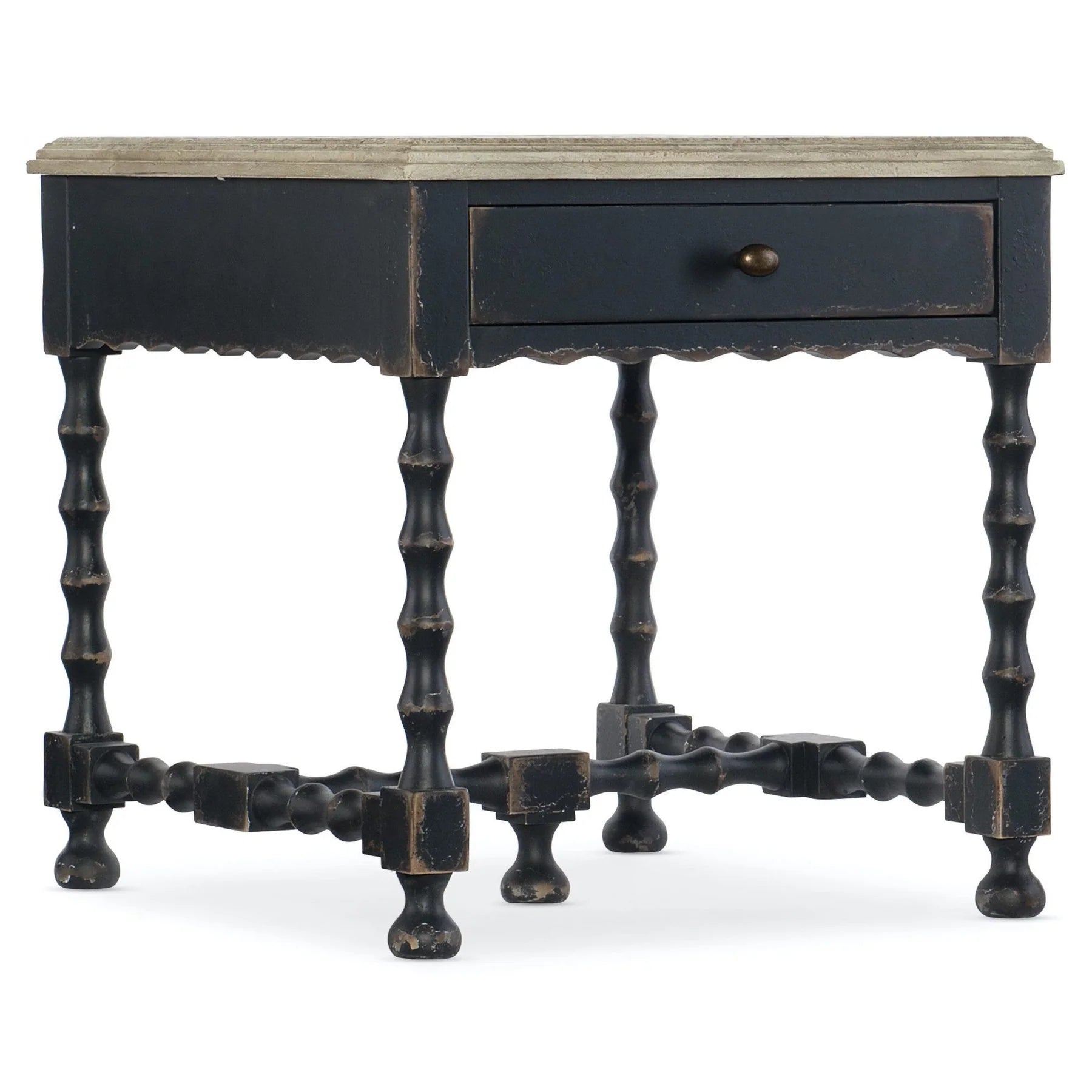 French Market Farmhouse End Table