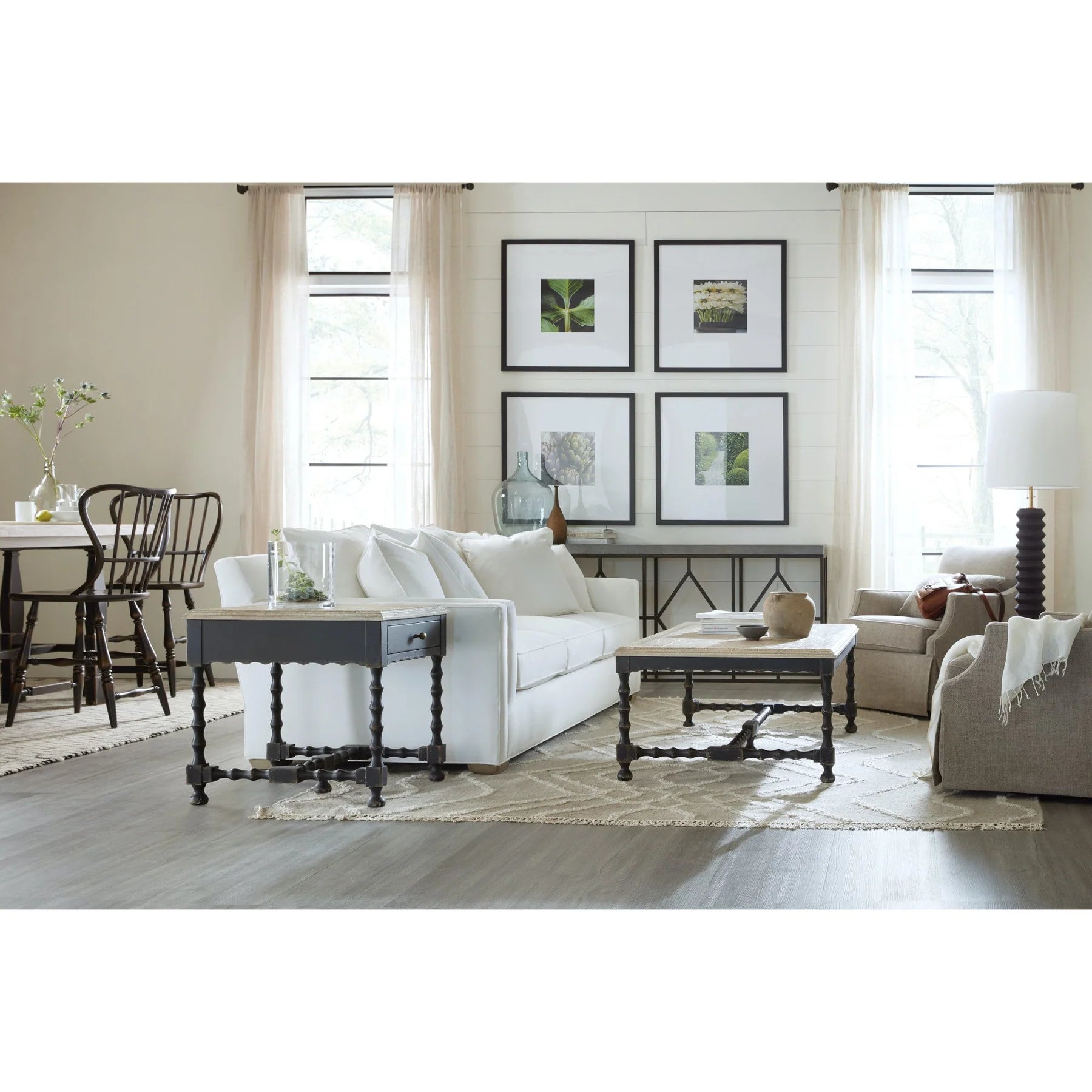 French Market Farmhouse End Table