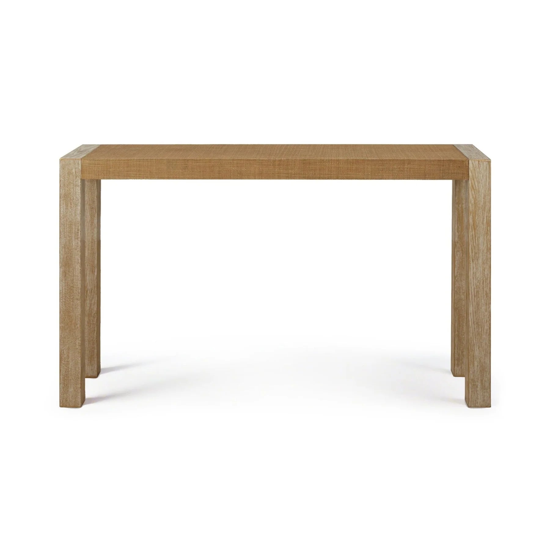 Bentley Grasscloth Console Table