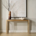 Bentley Grasscloth Console Table