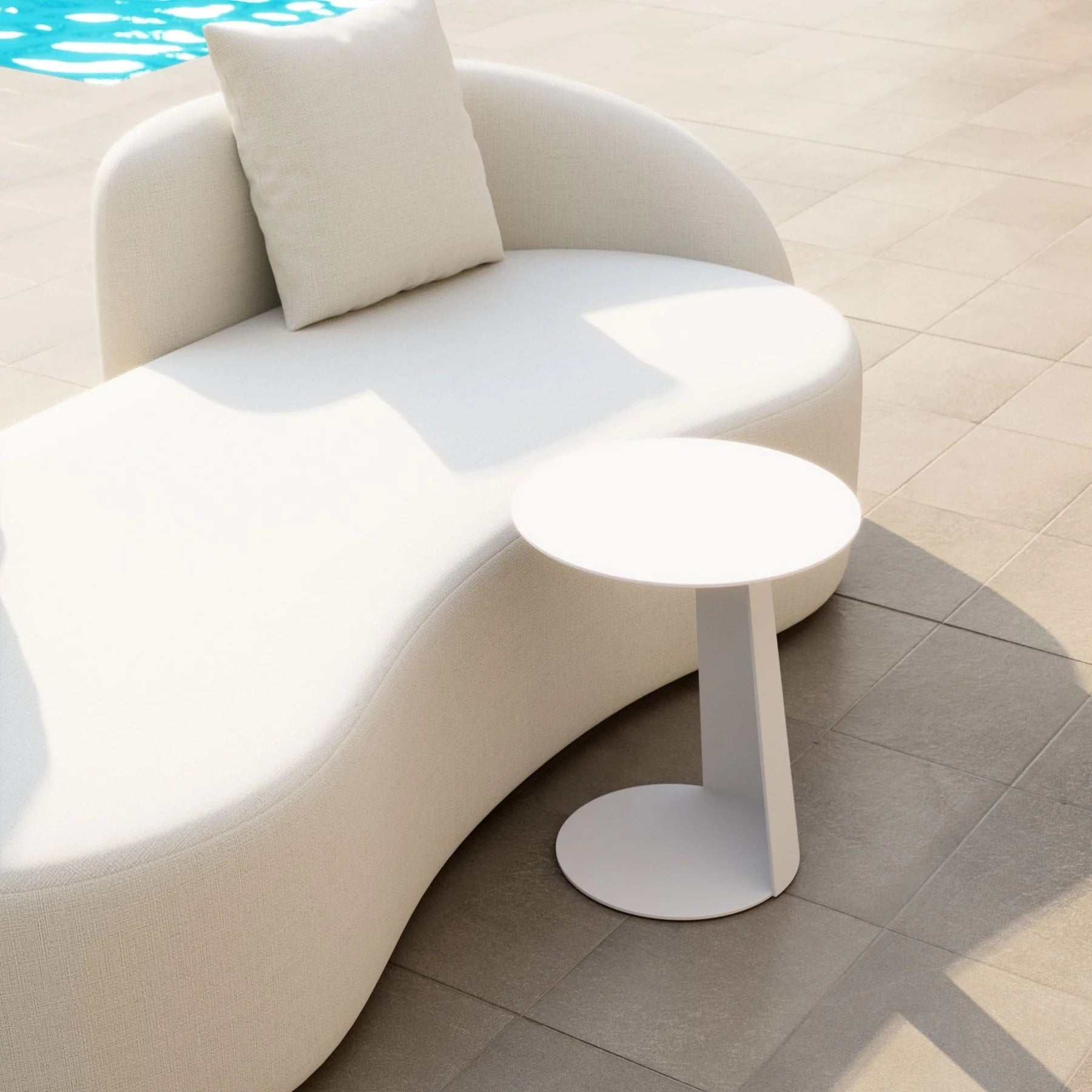 Sunny Isles C-Table (White)