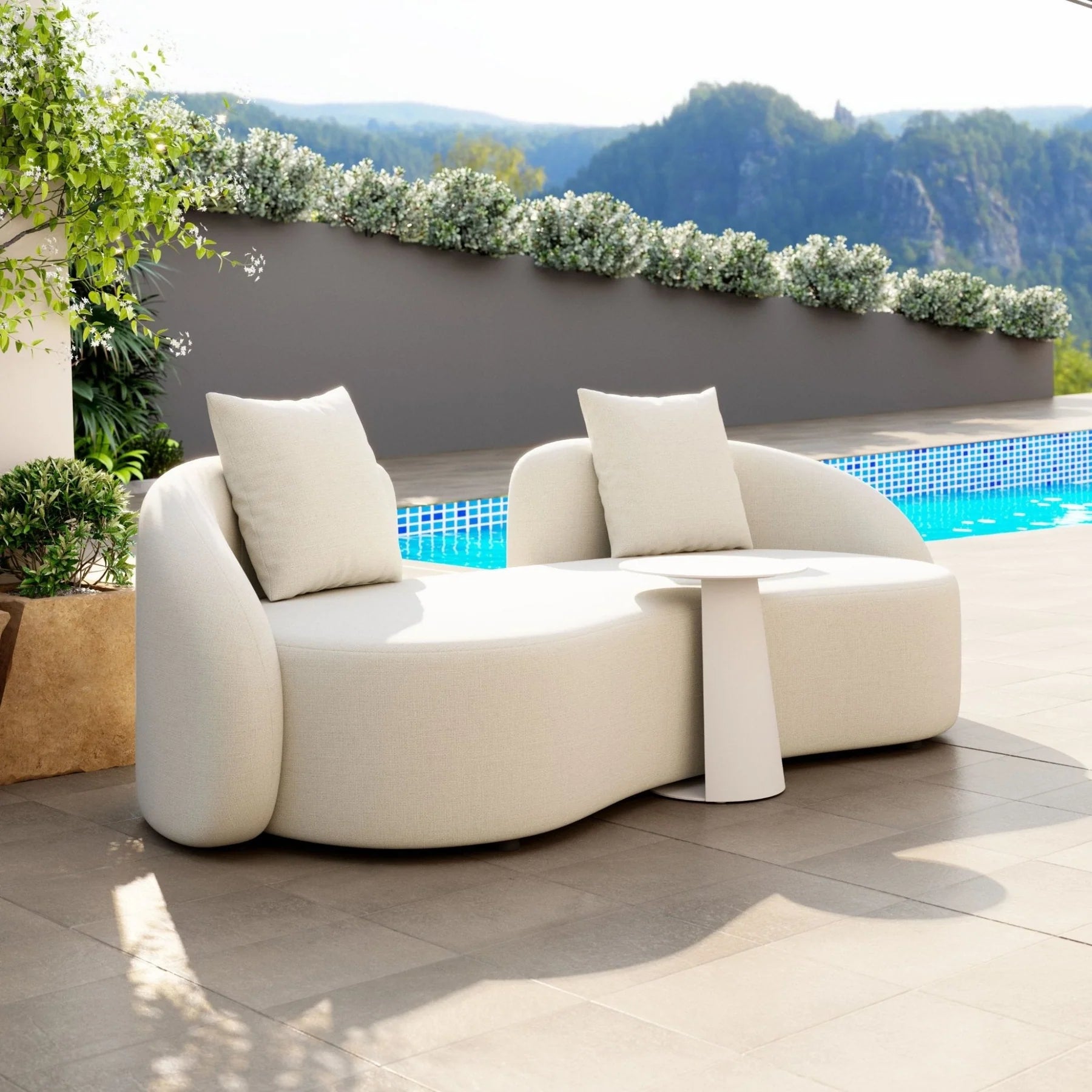 Sunny Isles C-Table (White)