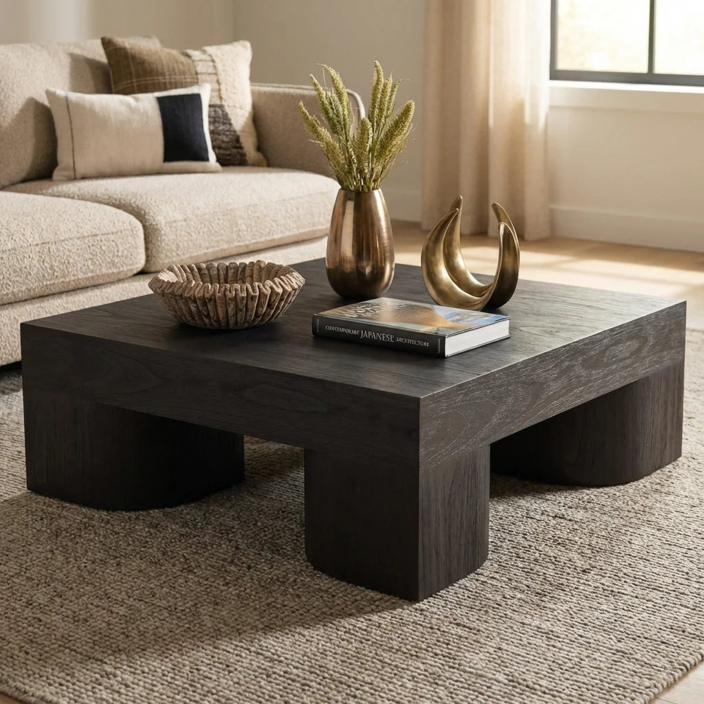 Jonah Dark Wood Coffee Table