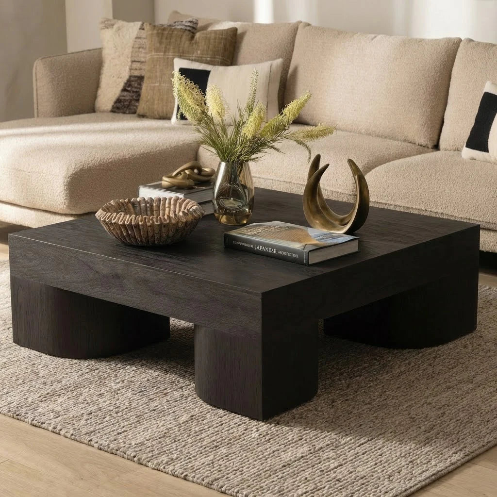 Jonah Dark Wood Coffee Table