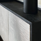 Fine Lines Bone Inlayed Media Credenza
