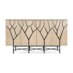 Fine Lines Bone Inlayed Media Credenza