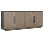 Modern Mood Raffia Media Credenza