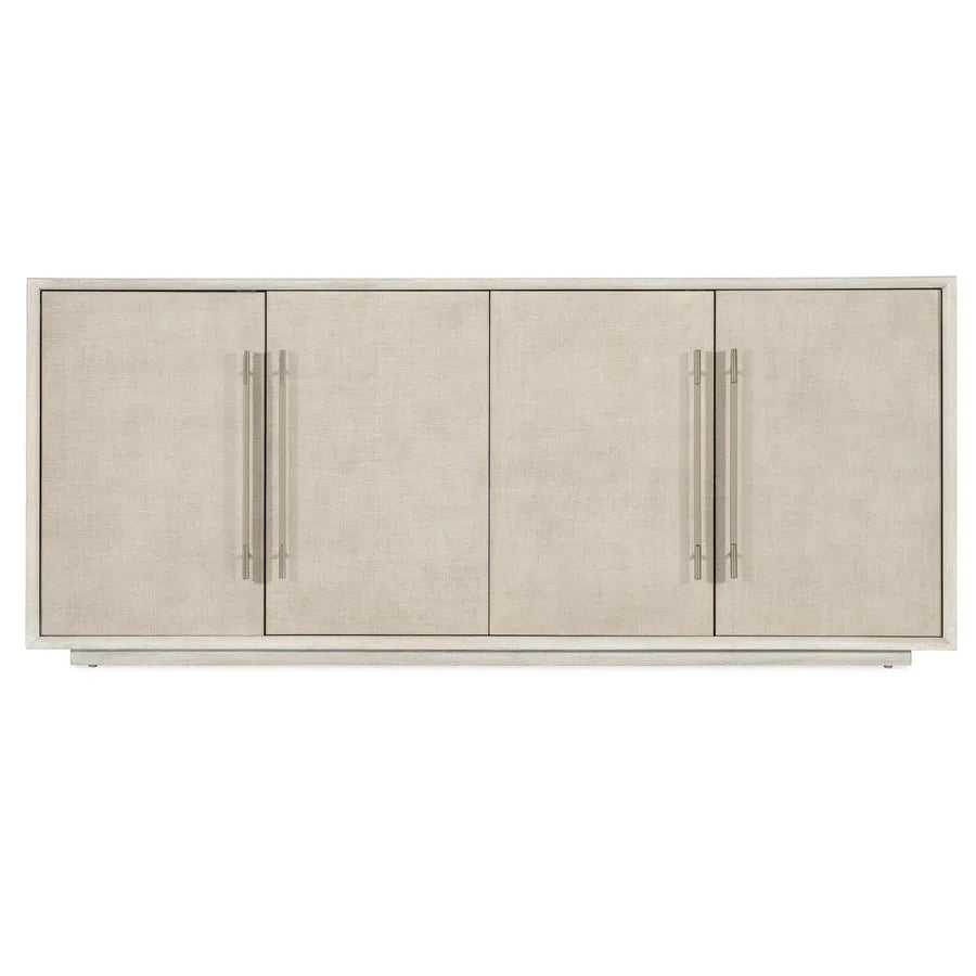 Modern Mood Raffia Media Credenza