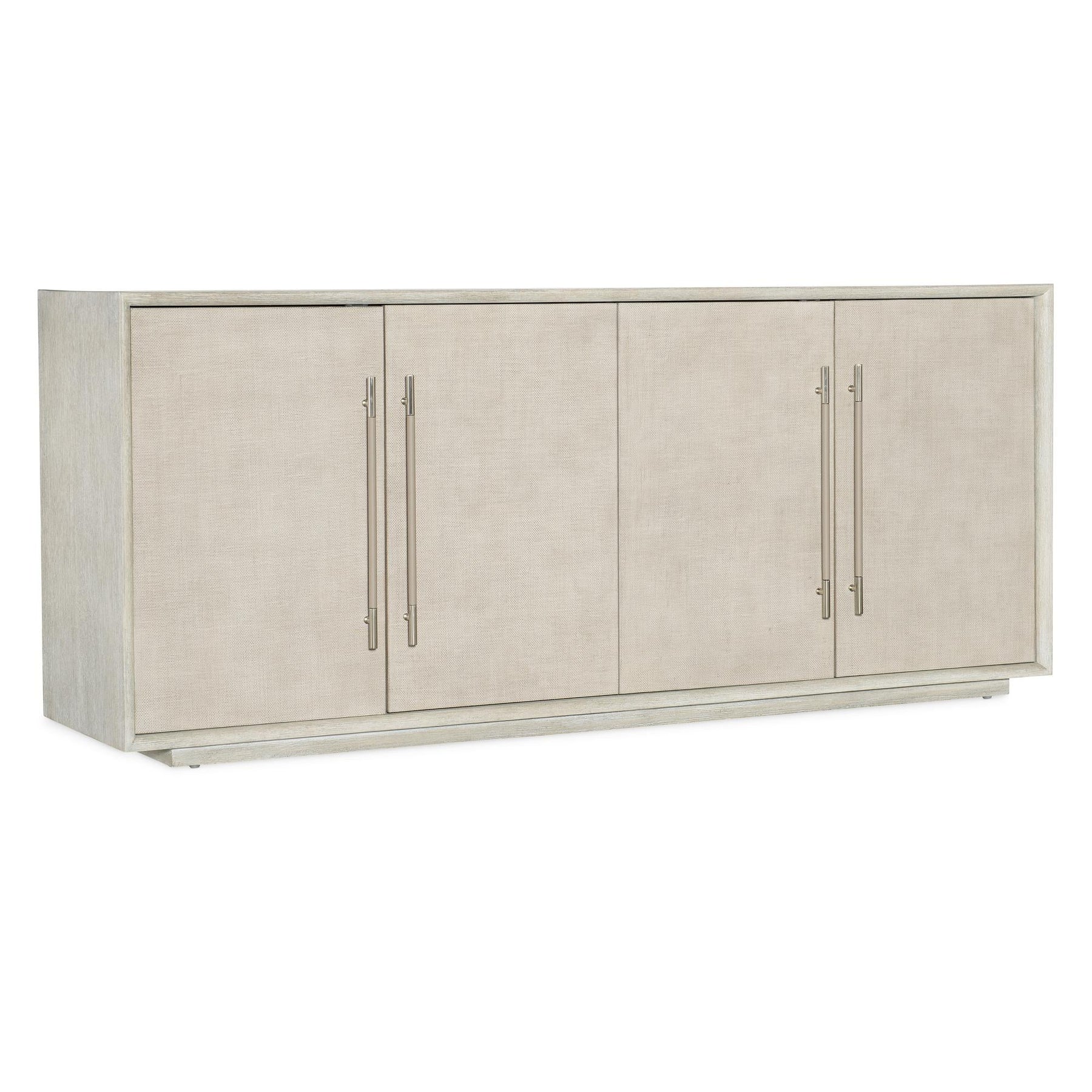 Modern Mood Raffia Media Credenza