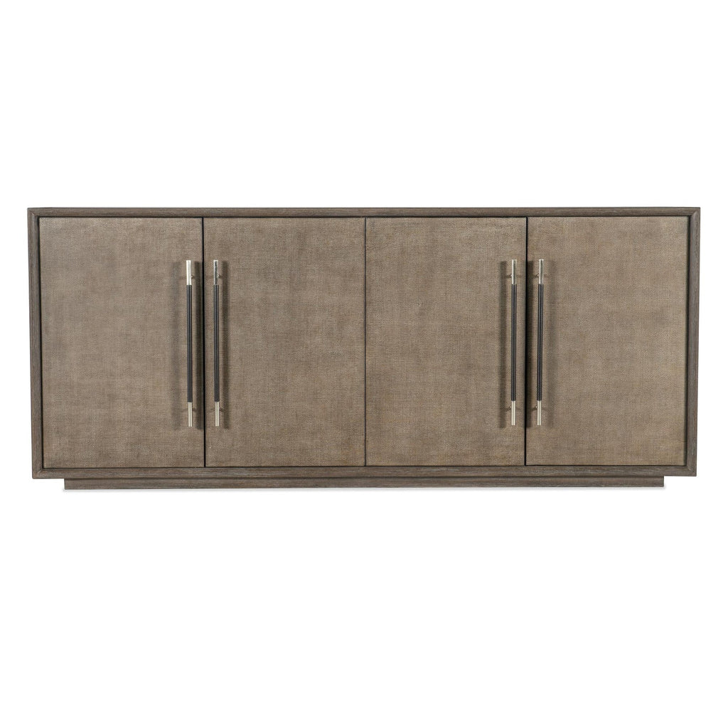 Modern Mood Raffia Media Credenza