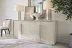 Modern Mood Raffia Media Credenza