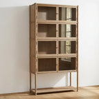 Livia Light Oak Display Cabinet