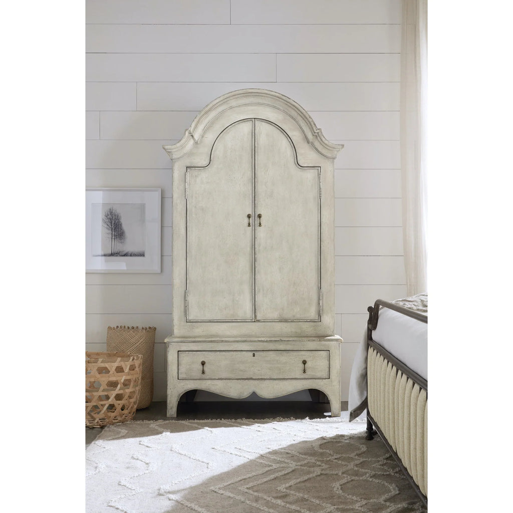 French Market Wardrobe: Antique White