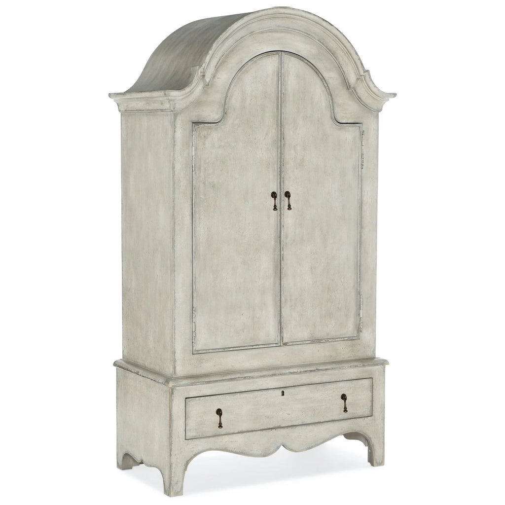 French Market Wardrobe: Antique White