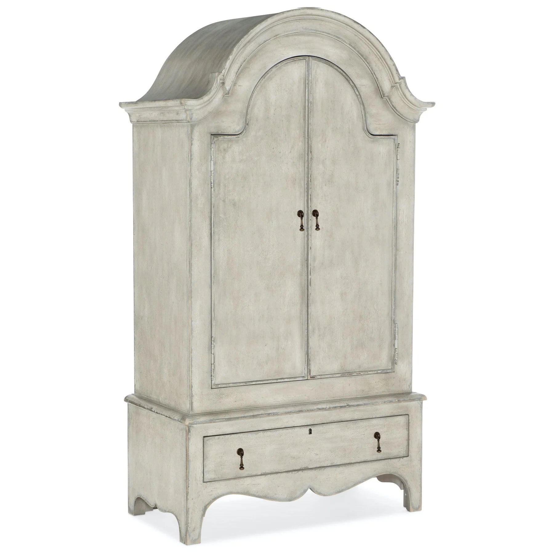 French Market Wardrobe: Antique White