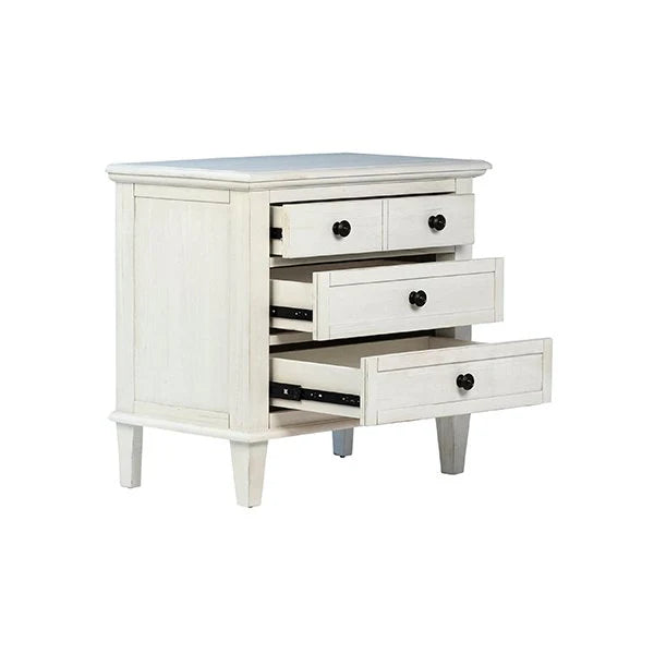 Abby White Washed Acacia Bedside Chest