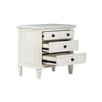 Abby White Washed Acacia Bedside Chest