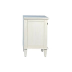 Abby White Washed Acacia Bedside Chest