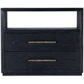 Linville Falls Shou Sugi Ban Two Drawer Nightstand