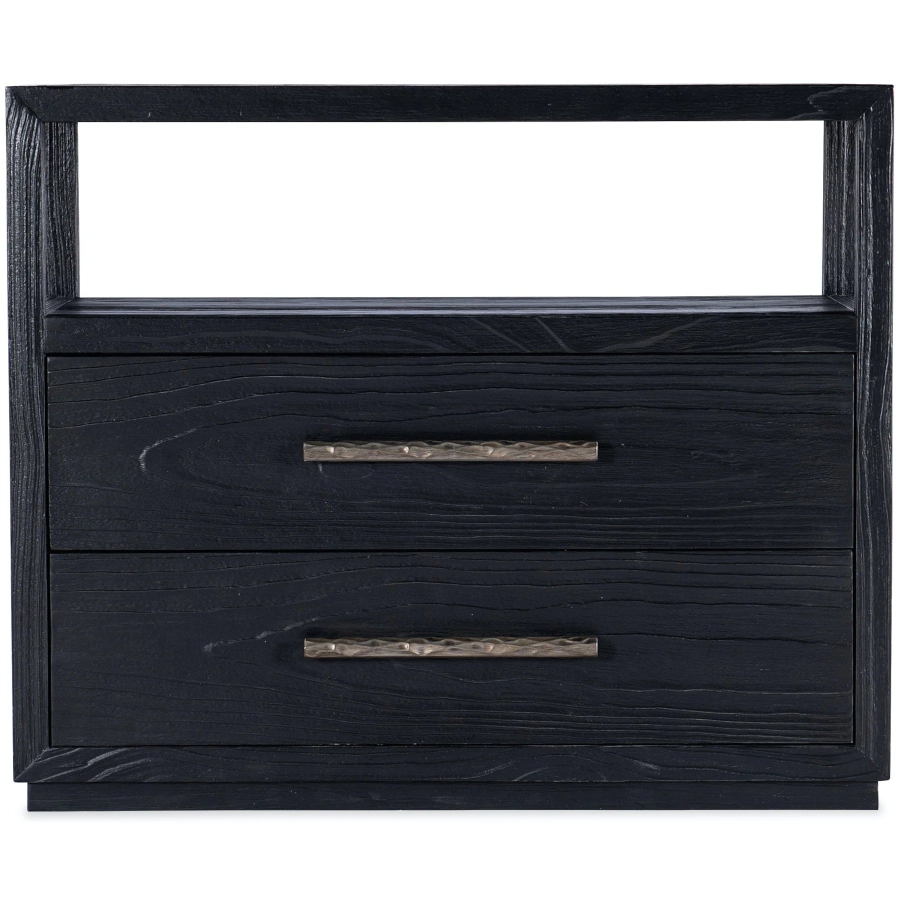 Linville Falls Shou Sugi Ban Two Drawer Nightstand