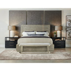 Linville Falls Shou Sugi Ban Two Drawer Nightstand