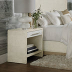 Cascade Burlap Blanc Nightstand