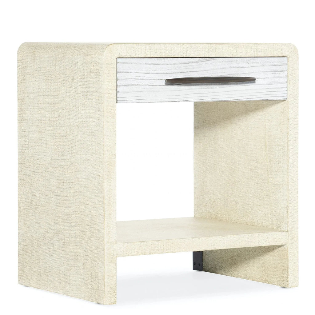 Cascade Burlap Blanc Nightstand