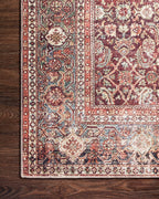Linley Vintage Print Flat Rug: Cinnamon