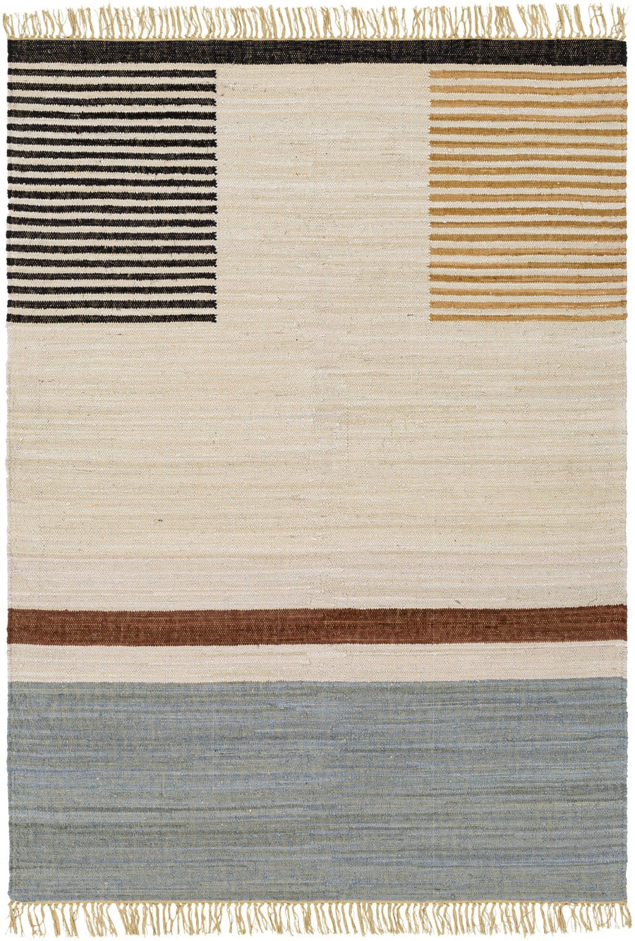 Elek Hand-Woven Wool Flat Rug