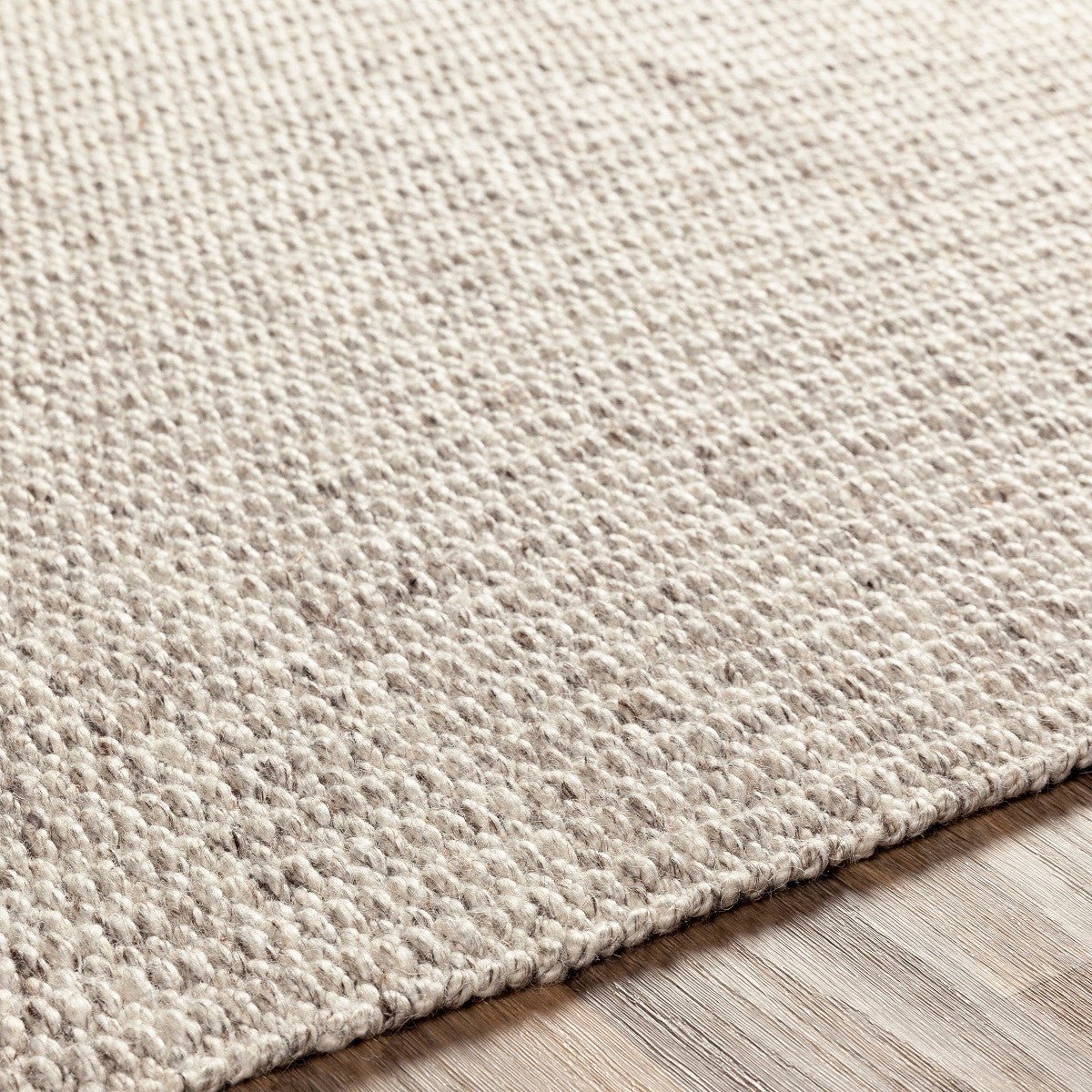 Retro Woven Wool Flat Rug