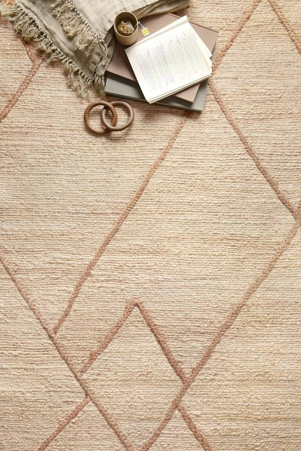 Bodhi 01 Bleached Natural Jute Rug