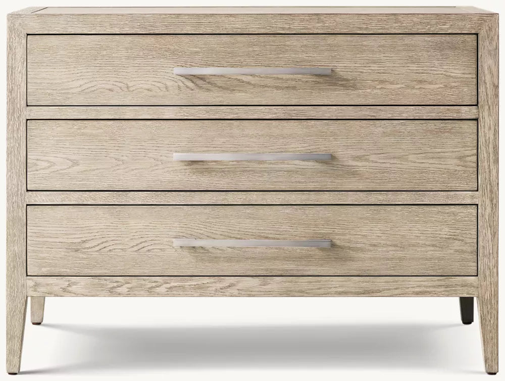 French Contemporary Closed Nightstand