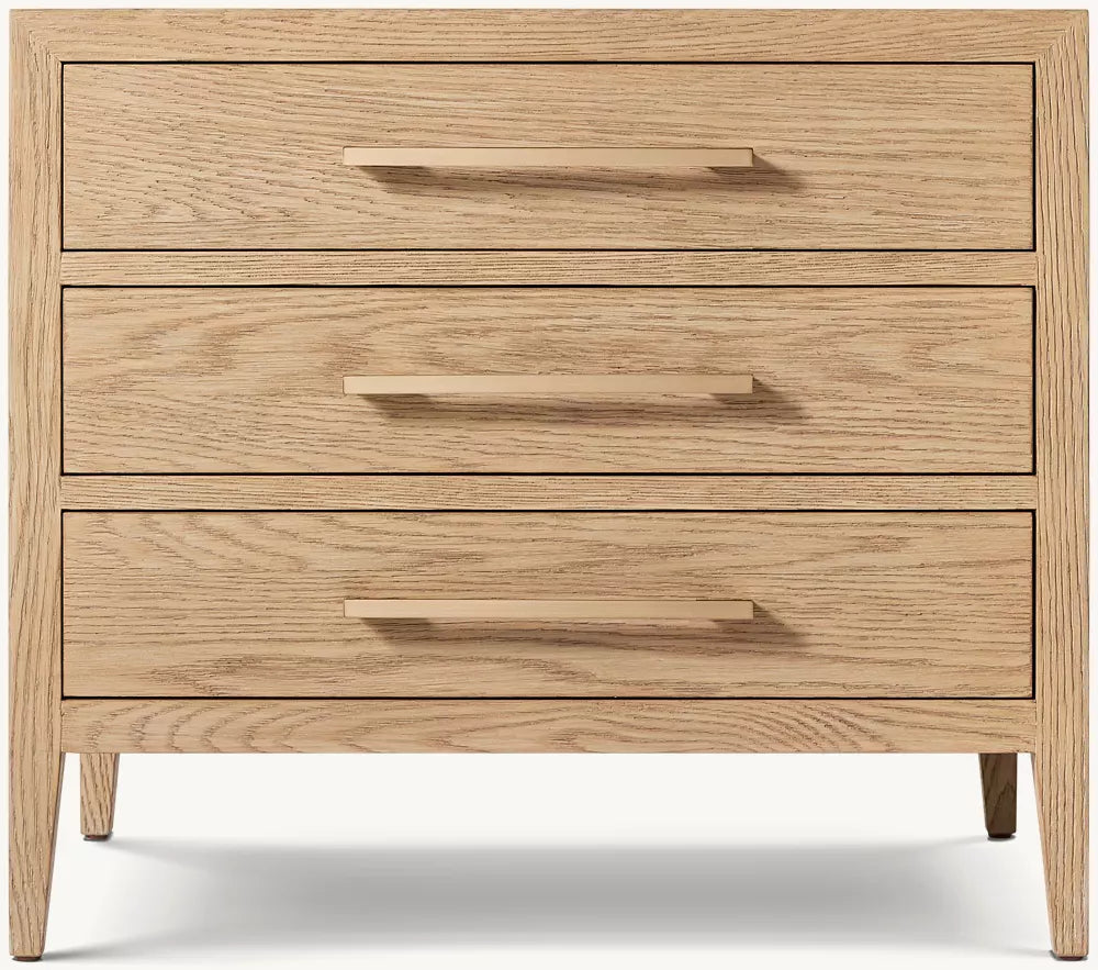 French Contemporary Closed Nightstand