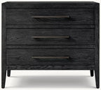 French Contemporary Closed Nightstand