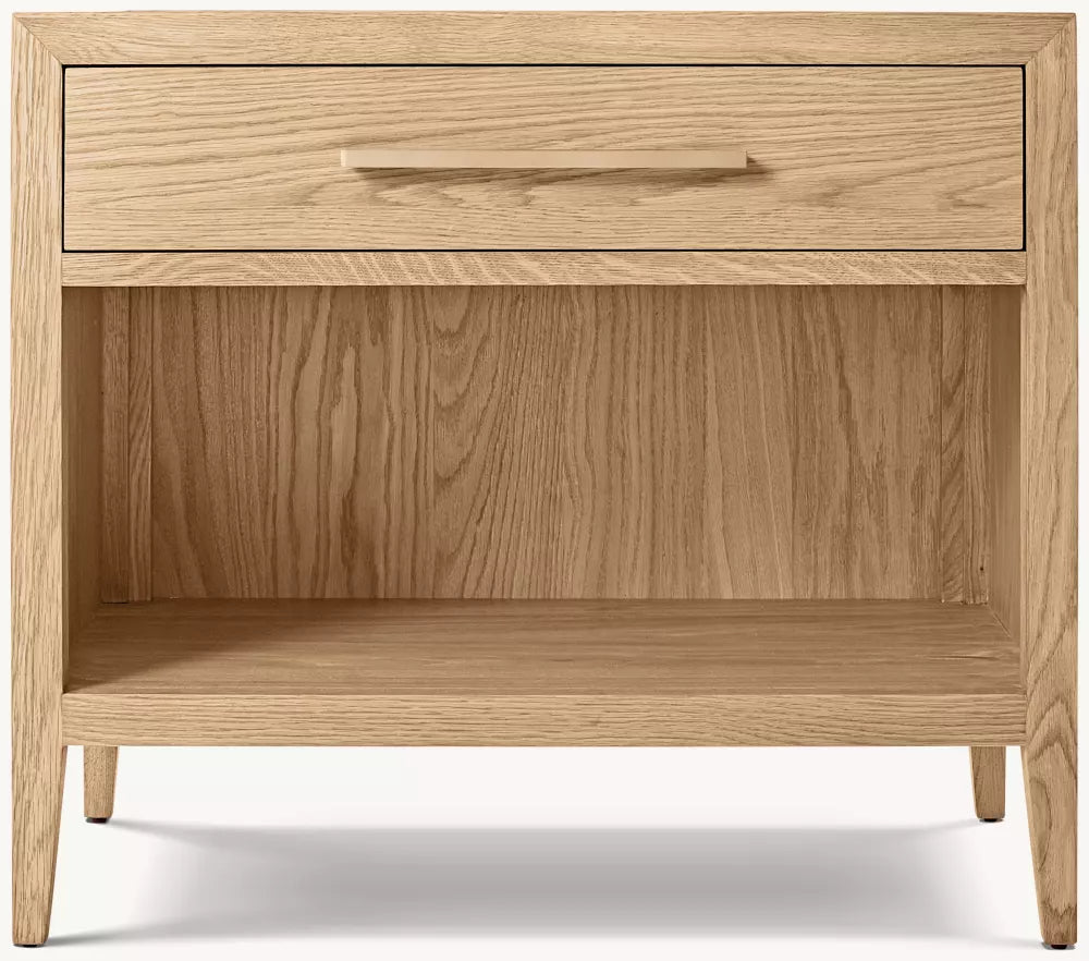 French Contemporary Open Nightstand