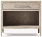 French Contemporary Open Nightstand