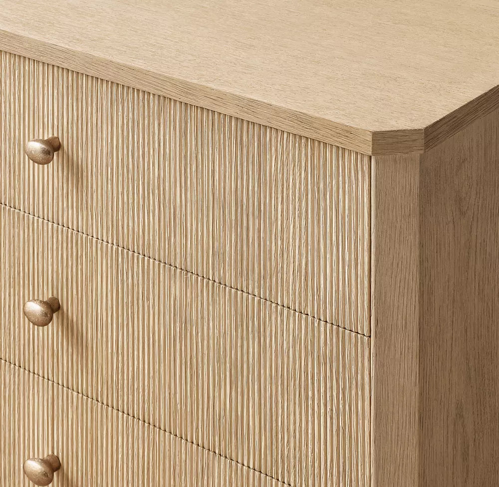 Delphine Reeded Closed Nightstand