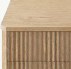 Delphine Reeded Closed Nightstand