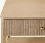 Delphine Reeded Open Nightstand