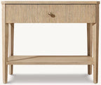 Delphine Reeded Open Nightstand